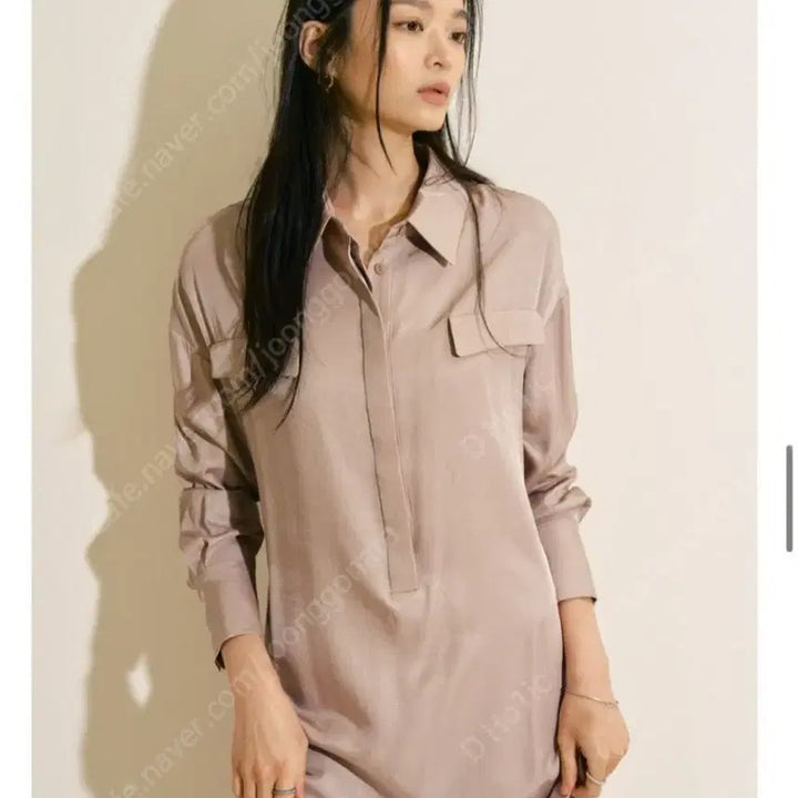 [SOLD OUT] 블랑쇼 비타 셔츠 원피스 s
