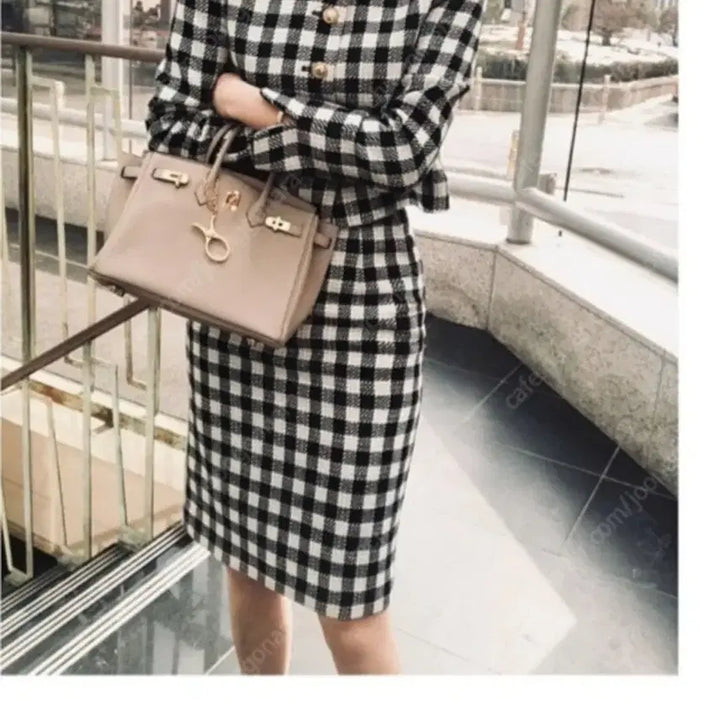 [SOLD OUT] 블랑쇼 셰퍼드 스커트 s
