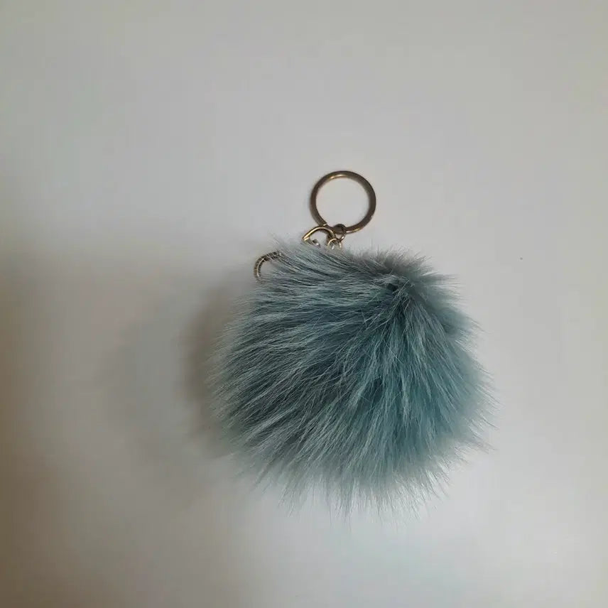 [BUNJANG] Real Fox Fur Pom-Pom Keyring / 새제품 / 리얼 폭스퍼 키링 / 폼폼 키링 / 폭스털볼 가방 장식고리 /