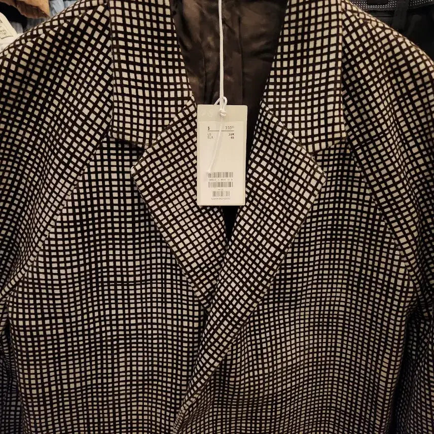 [BUNJANG] COS Check Pattern Coat / 코스 체크 패턴 코트 새제품