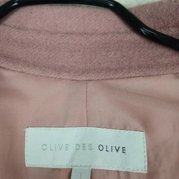 [BUNJANG] Olive des Olive Pink Wool Coat (S) / 올리브데올리브 여성 핑크 모직 코트(S)
