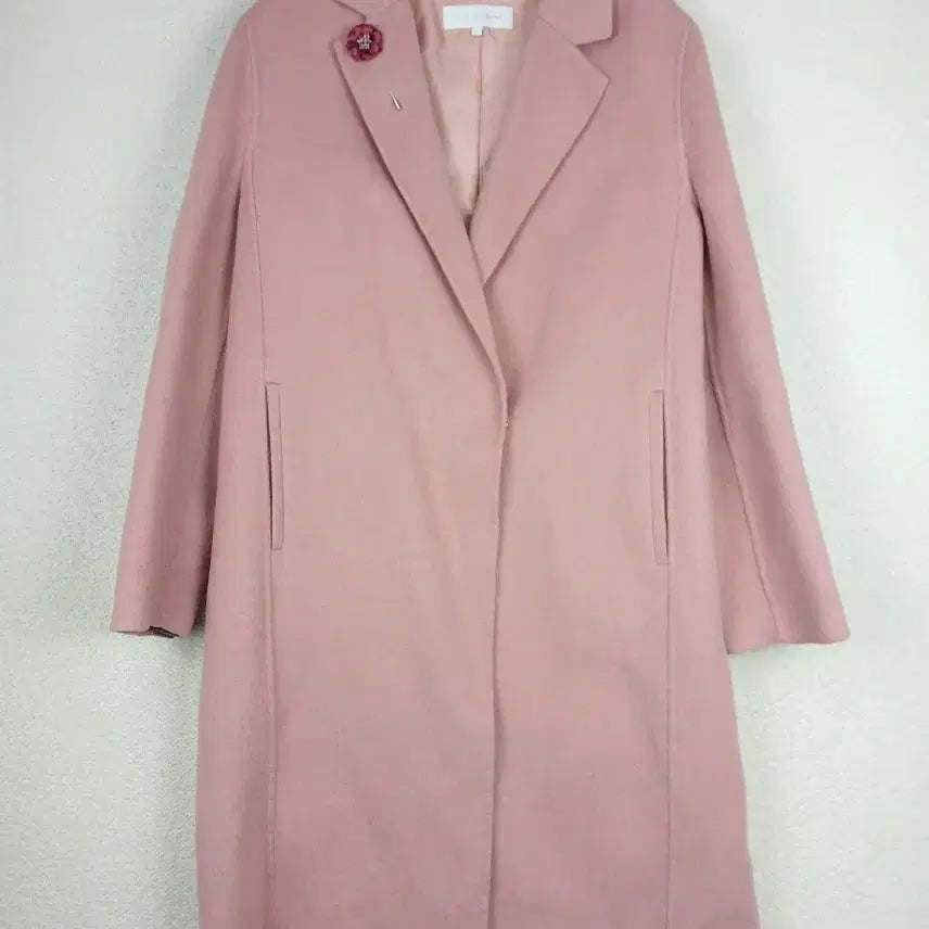 [BUNJANG] Olive des Olive Pink Wool Coat (S) / 올리브데올리브 여성 핑크 모직 코트(S)