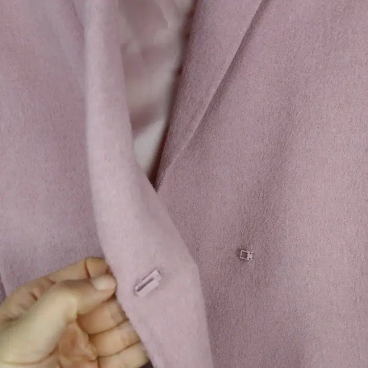 [BUNJANG] Olive des Olive Pink Wool Coat (S) / 올리브데올리브 여성 핑크 모직 코트(S)