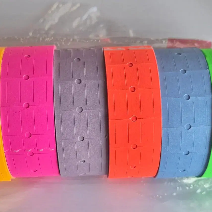 [BUNJANG] Neon Label Stickers (8 Colors) / 형광 라벨 8종  :  스티커 소분 네온 일본 해외 @