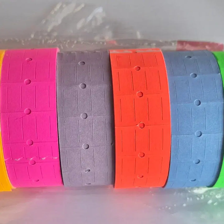 [BUNJANG] Neon Label Stickers (8 Colors) / 형광 라벨 8종  :  스티커 소분 네온 일본 해외 @