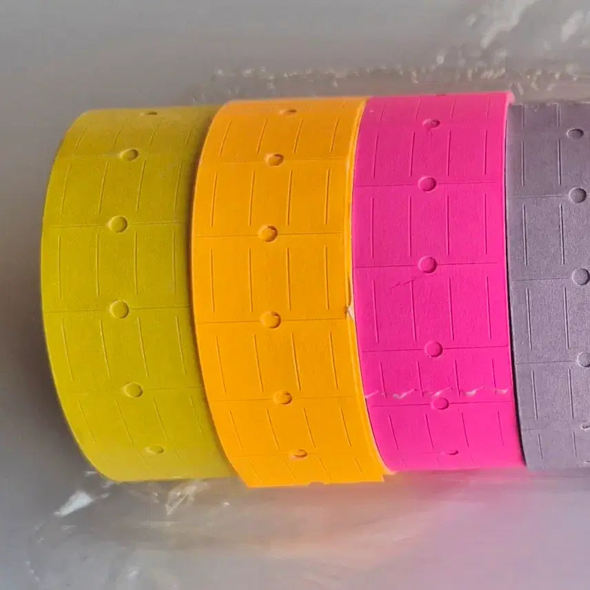 [BUNJANG] Neon Label Stickers (8 Colors) / 형광 라벨 8종  :  스티커 소분 네온 일본 해외 @