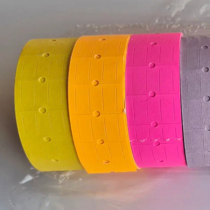 [BUNJANG] Neon Label Stickers (8 Colors) / 형광 라벨 8종  :  스티커 소분 네온 일본 해외 @