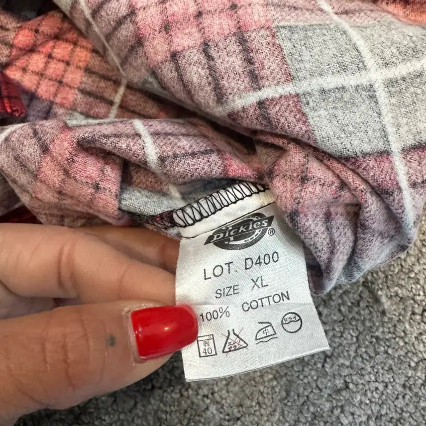 [BUNJANG] Dickies Red Plaid Flannel Shirt XL / 디키즈 레드 플란넬 체크 셔츠XL