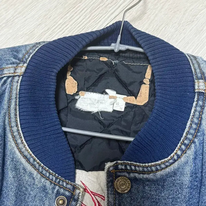 [BUNJANG] Vintage Denim Varsity Jacket / 빈티지 데님 바시티 M