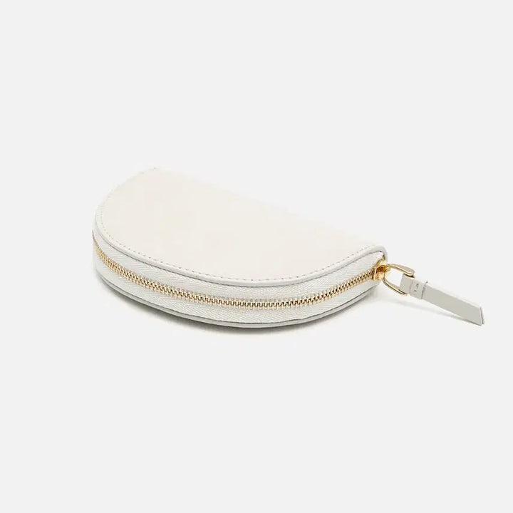 [BUNJANG] ROH Half Moon Pouch Orange Brown Leather Clutch / [새상품급] ROH 하프문 파우치 오렌지 브라운색 가죽 클러치 파우치