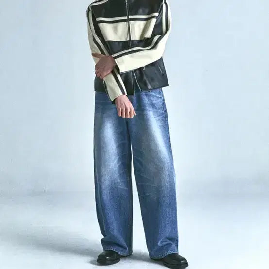 [BUNJANG] Lofi Wide Flare Denim Pants / 로파이 lofi 와이드 플레어 데님팬츠