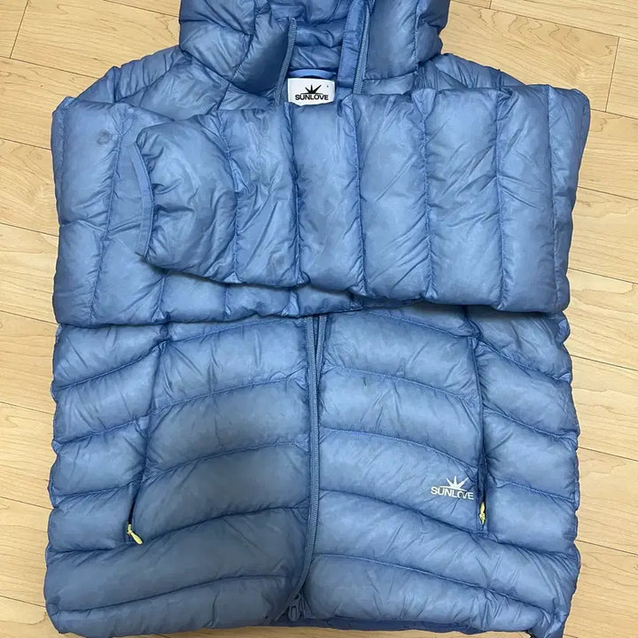 [BUNJANG] Sun Love Padded Jacket Light Blue / 썬러브 패딩 라이트블루