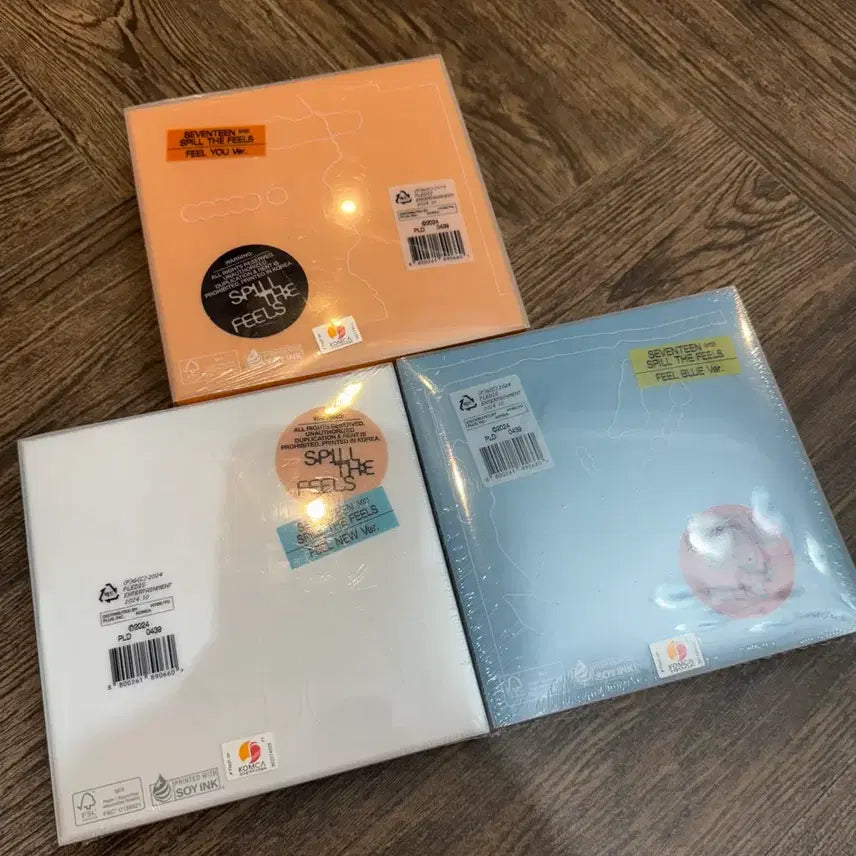 [BUNJANG] Seventeen Spill The Feels 12th Mini Album 3-Piece Set / 세븐틴 앨범 미니 12집 SPILL THE FEELS 3종세트