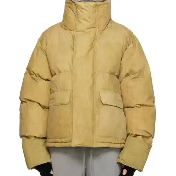 [BUNJANG] Entaire Studio Khaki Puffer Jacket Size S / 엔타이어 스튜디오 카키 푸퍼패팅 S사이즈