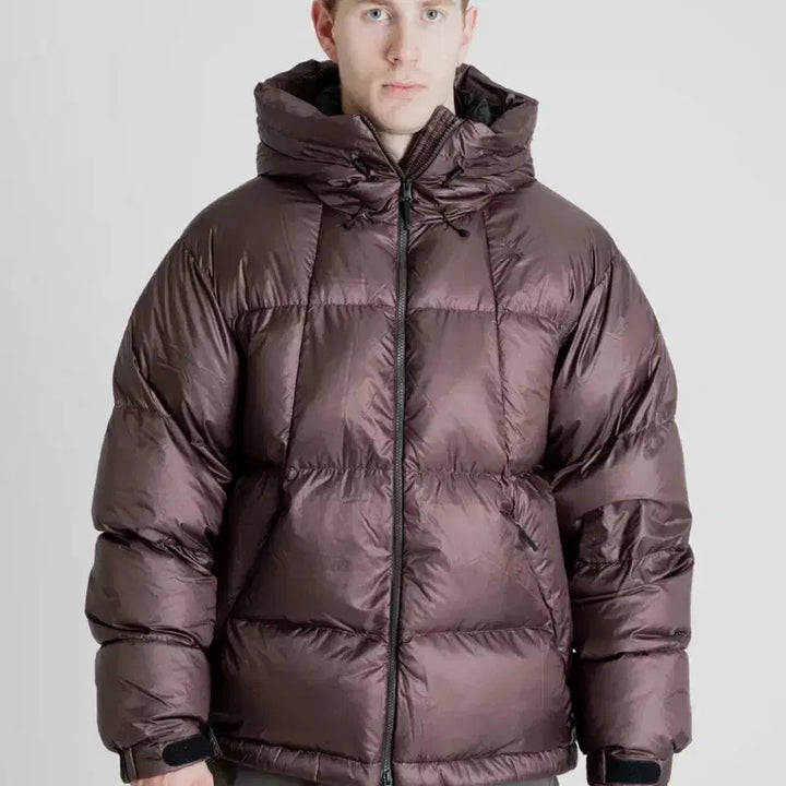 [BUNJANG] Goldwin Pertex Quantum Down Jacket (Logo Version, L, Deep Brown) / 골드윈 퍼텍스 퀀텀 패딩 다운 로고 버전 L 딥 브라운