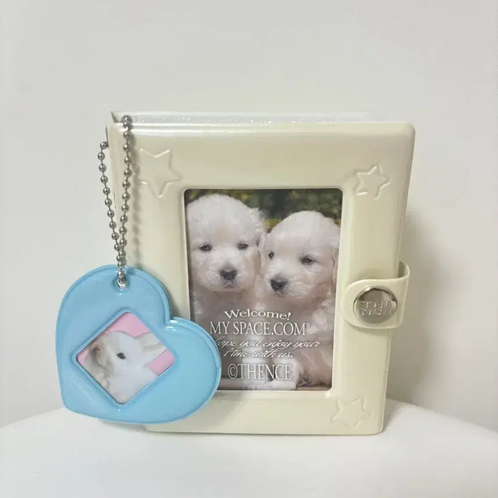 [BUNJANG] Thence Collect Book + Heart Keyring / 덴스 thence 콜렉트북 콜북 크림 +하트키링