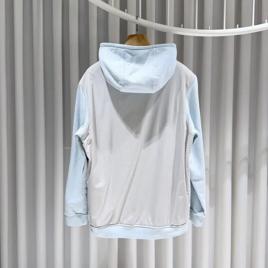 [BUNJANG] Hermes Light Blue Zip-Up Hoodie / ( S+ / XL ) 에르메스 라이트 블루 집업 후디