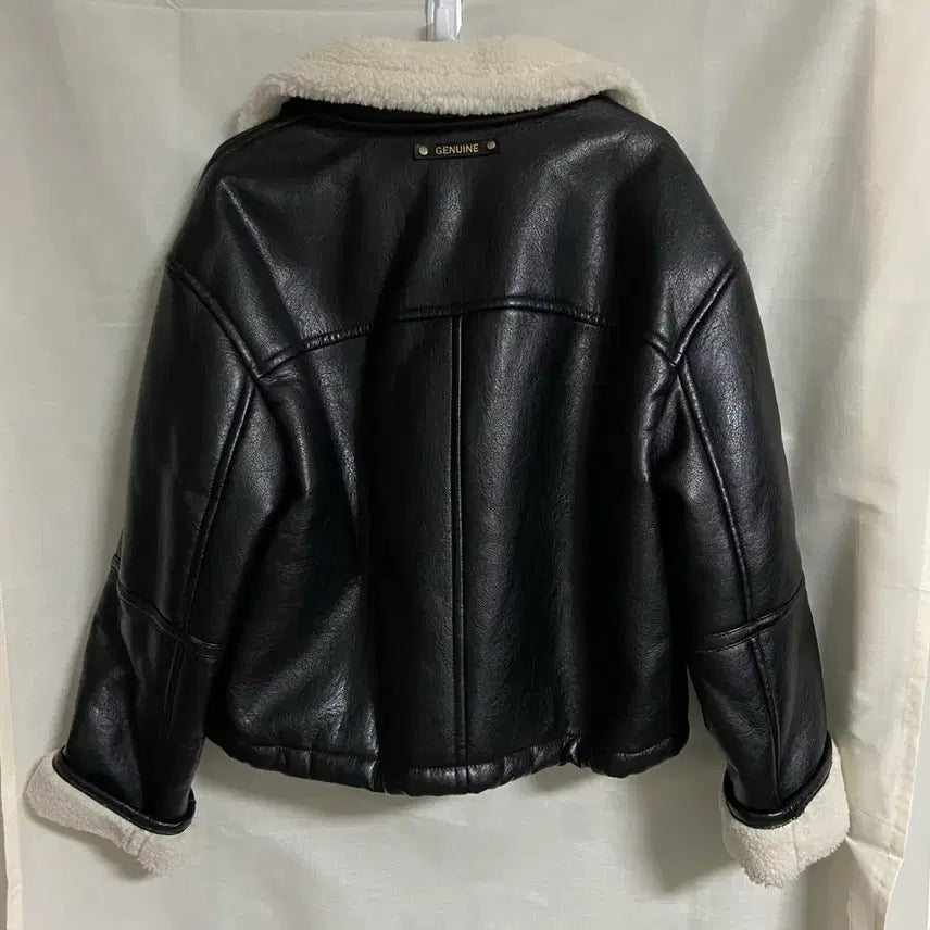 [BUNJANG] VOV Easy Leather Zip-up Mustang Jacket (Size 55) / VOV 보브 21 이지레더 집업 무스탕 (55)