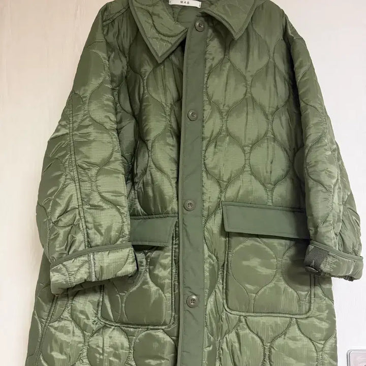 [BUNJANG] Holicholic Quilted Jacket - Khaki / 홀릭홀릭 퀼팅점퍼 카키