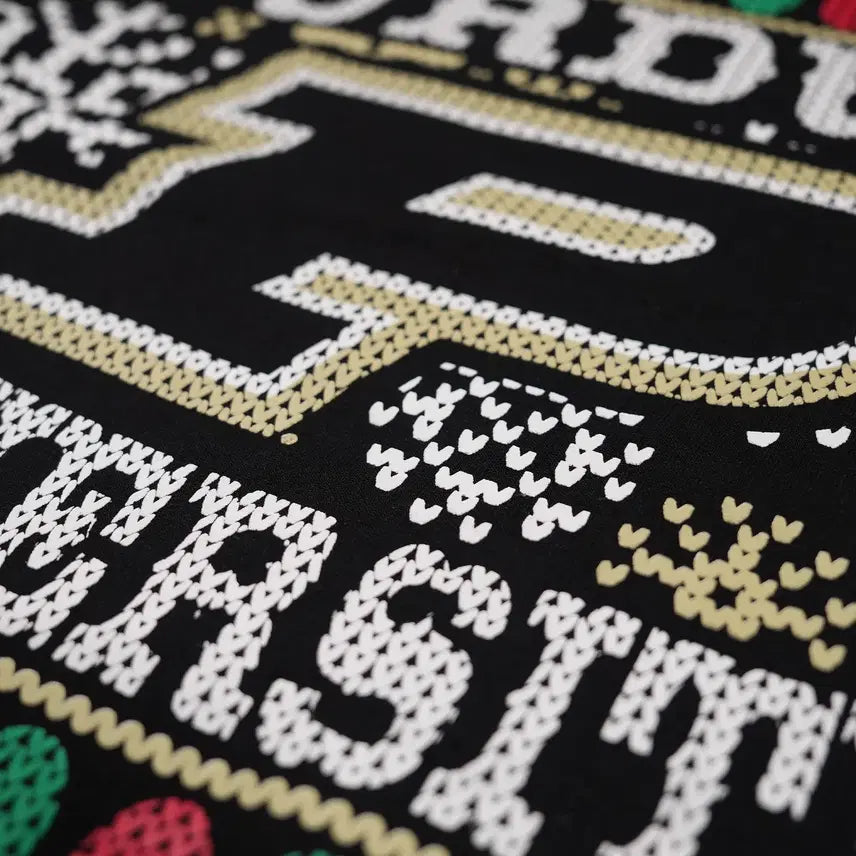 [BUNJANG] Champion Mesh Font Logo Sweatshirt Black (M) / 챔피온 메쉬폰트 로고 맨투맨 스웻셔츠 블랙 M사이즈