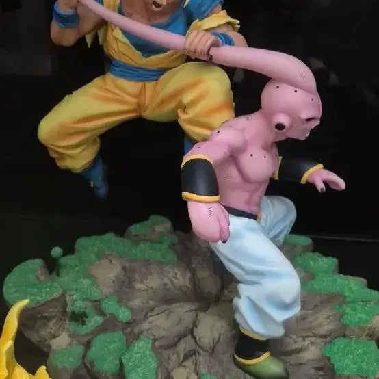 [BUNJANG] MRC Dragonball Z Goku &amp; Majin Buu Resin Statue / 드래곤볼 레진 MRC 총3 손오공 마인부우 개봉