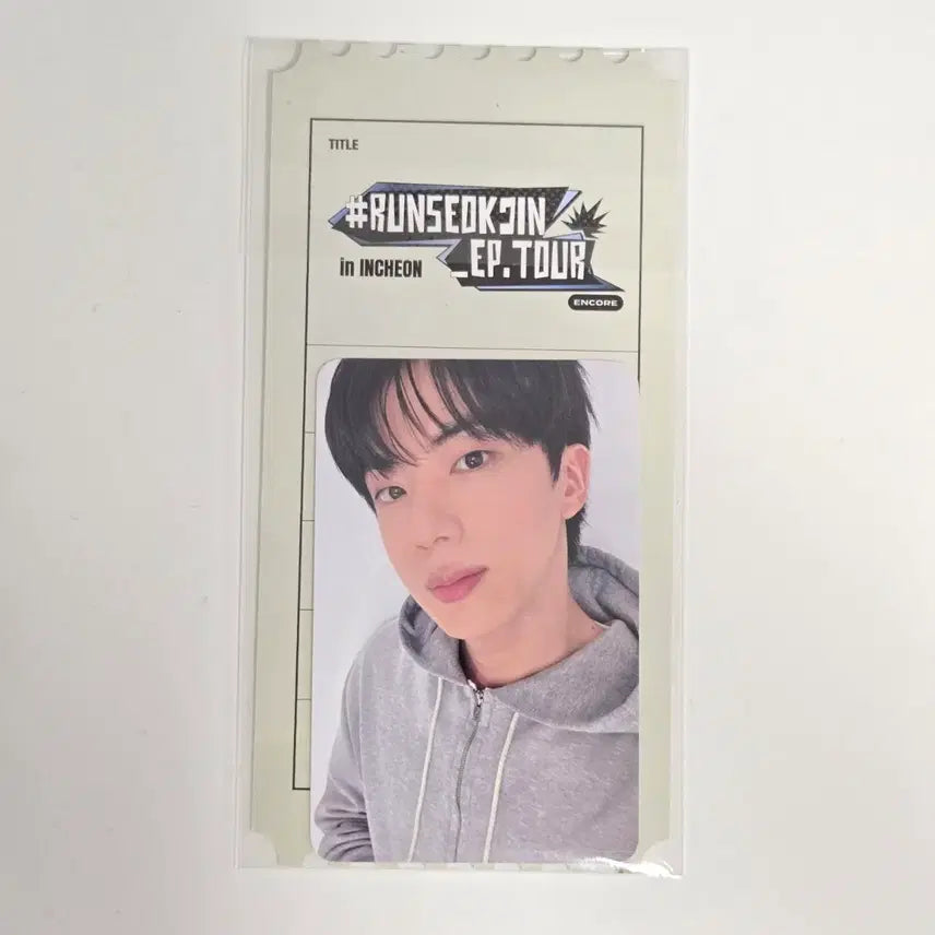 [BUNJANG] BTS Jin Run Photocard / 런석진 포카 Run Seokjin photocard