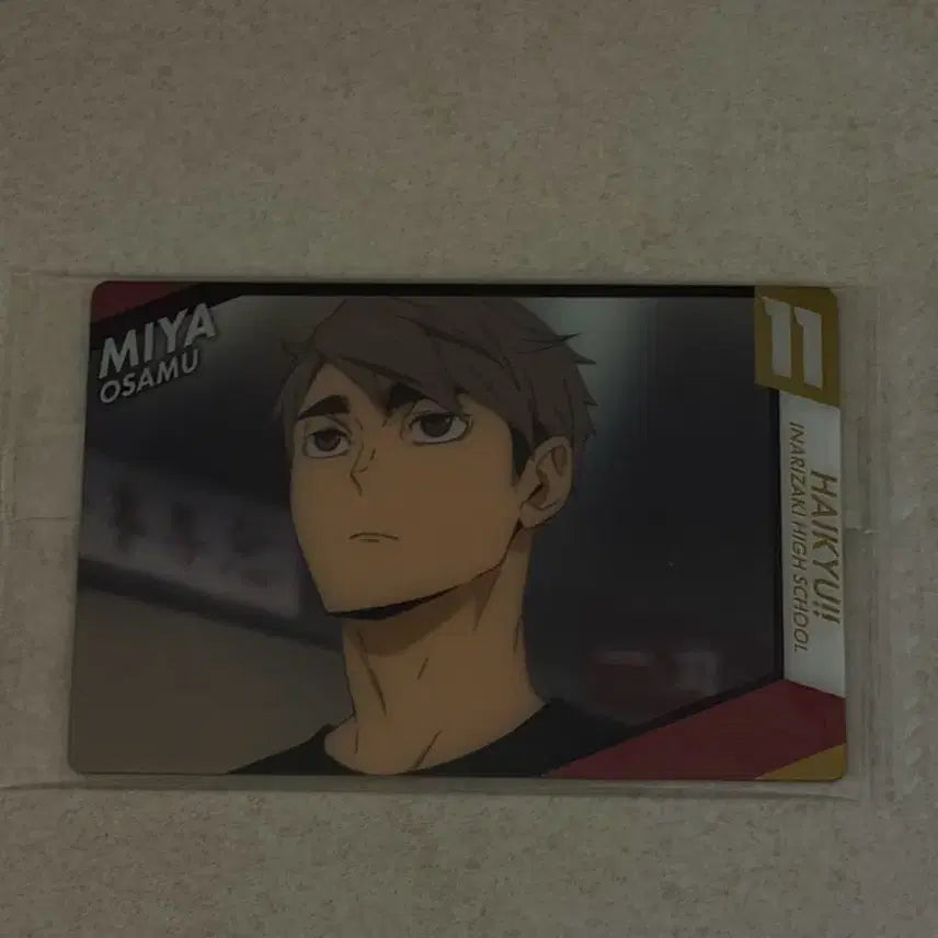 [BUNJANG] Haikyuu Osamu Miya Wafer Card / 하이큐 미야 오사무 웨하스 카드