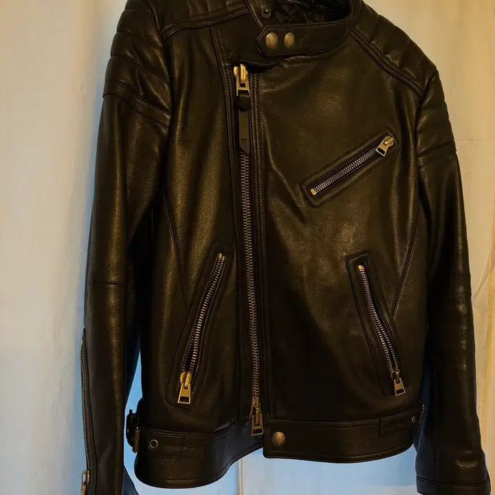 [BUNJANG] Tom Ford Jackson Wang Biker Leather Jacket / 톰포드 바이커 레더 자켓