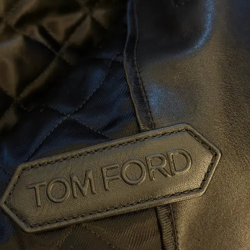 [BUNJANG] Tom Ford Jackson Wang Biker Leather Jacket / 톰포드 바이커 레더 자켓