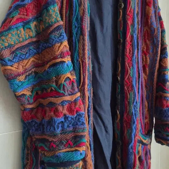 [BUNJANG] Kuzzi Limnos Australian Wool 100% Long Cardigan XL / 쿠지 림노스 LIMNOS 호주 울100% 롱가디건 XL택포
