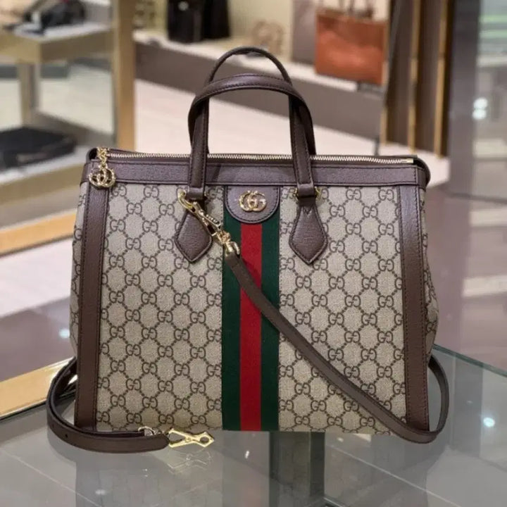 [BUNJANG] Gucci Ophidia Medium Tote Bag / GUCCI 구찌GG 수프림로 오피디아 미디엄 토트백