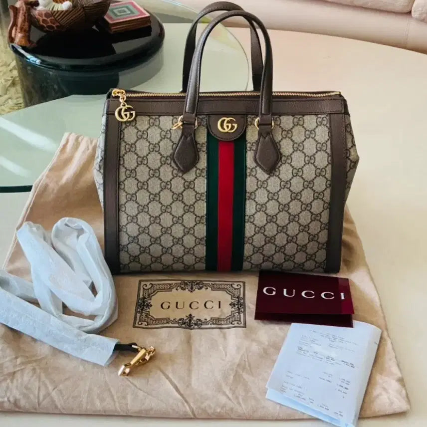 [BUNJANG] Gucci Ophidia Medium Tote Bag / GUCCI 구찌GG 수프림로 오피디아 미디엄 토트백