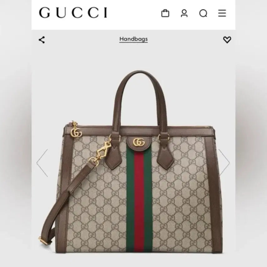 [BUNJANG] Gucci Ophidia Medium Tote Bag / GUCCI 구찌GG 수프림로 오피디아 미디엄 토트백