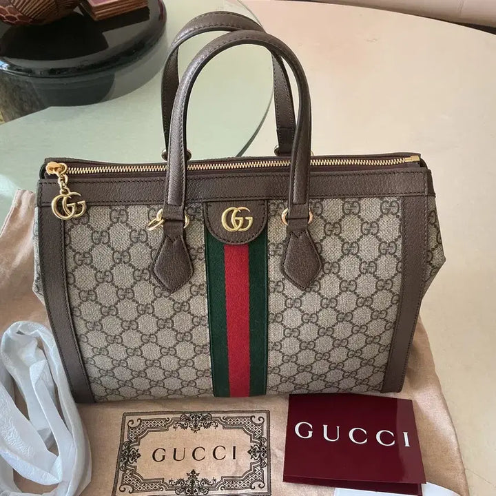 [BUNJANG] Gucci Ophidia Medium Tote Bag / GUCCI 구찌GG 수프림로 오피디아 미디엄 토트백