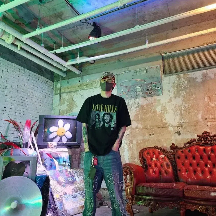 [BUNJANG] Smoke Rize Denim Pants / 정품 [32] 스모크라이즈 데님 팬츠