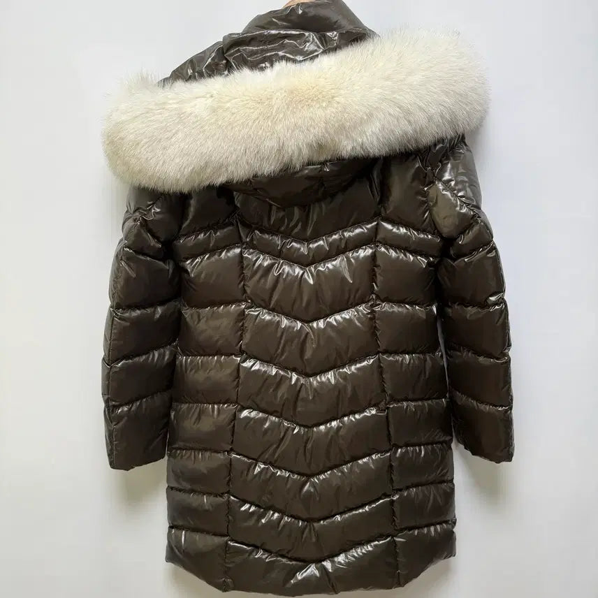 [BUNJANG] It Misha Goose Down Long Padded Jacket / (185) 잇 미샤 유광 폭스퍼 구스다운 롱 패딩