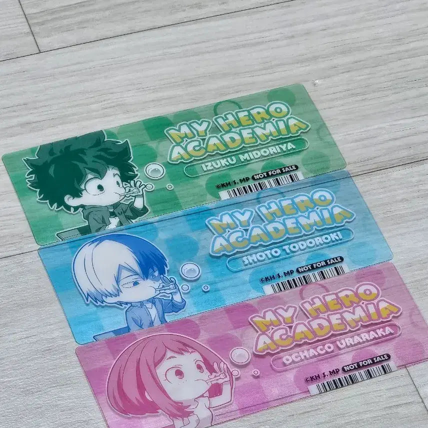 [BUNJANG] My Hero Academia Animate Bookmark Bundle Set / 히로아카 애니메이트 특전 책갈피 일괄 판매합니다