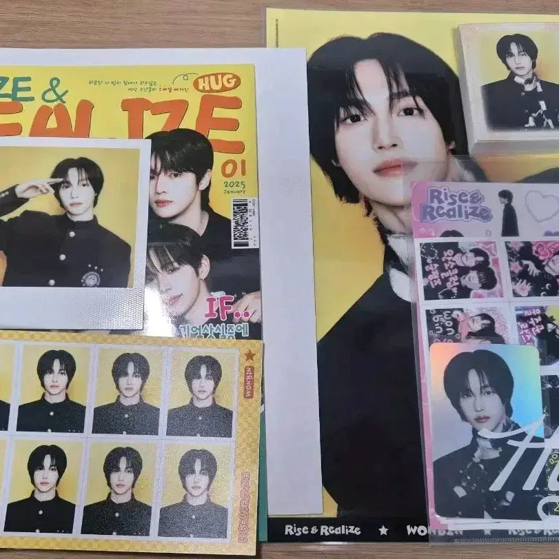 [BUNJANG] RIIZE Wonbin Hug MD Bundle Set / 라이즈 원빈 허그 엠디 MD 풀세트 (스테이셔너리+매거진)
