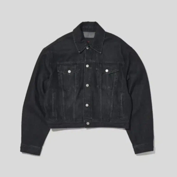 [BUNJANG] KKST Plack Black Denim Jacket / kkst 플랙 흑청 데님자켓