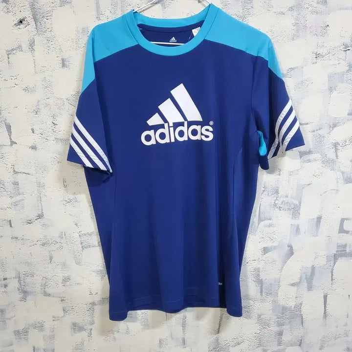 [BUNJANG] Adidas Big Logo Functional T-shirt / 아디다스 기능성 빅로고 반팔 티셔츠 100