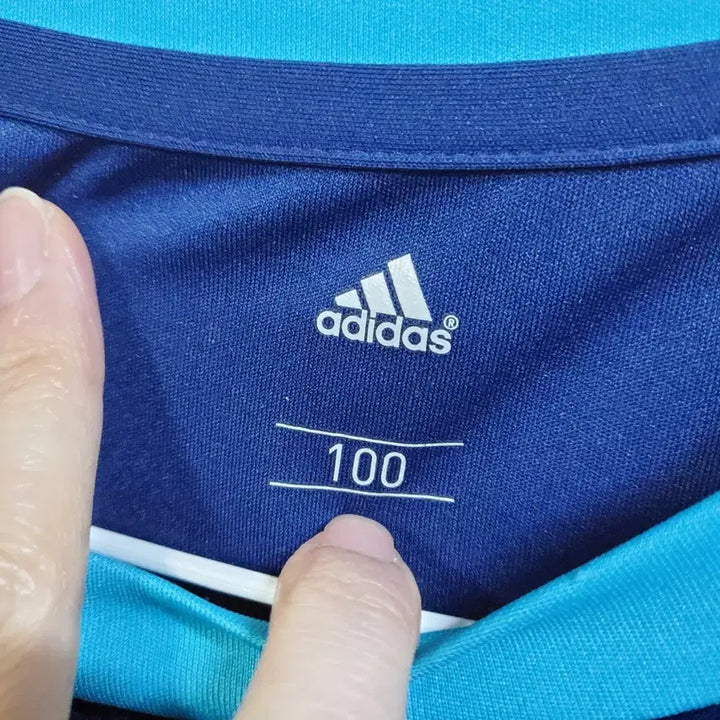 [BUNJANG] Adidas Big Logo Functional T-shirt / 아디다스 기능성 빅로고 반팔 티셔츠 100