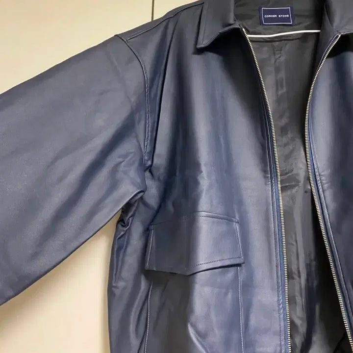 [BUNJANG] Men's Faux Leather Oversized Jacket / 새상품 남성 인조가죽 오버핏자켓 점퍼 105110115사이즈 정도