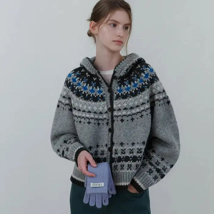 [BUNJANG] Urado Gray Cardigan / 유라고 가디건