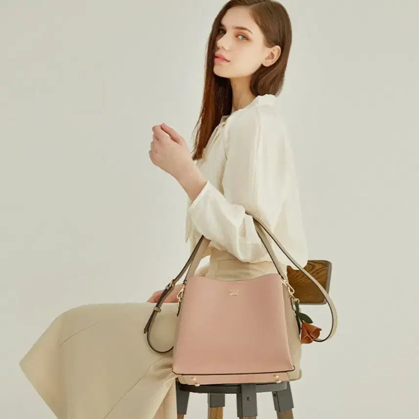 [BUNJANG] Samantha Thavasa Lizard Iris Bag / 사만사타바사 리자드아이리스백(파우더핑크/장가 20만원대) 새제품급 팔아요