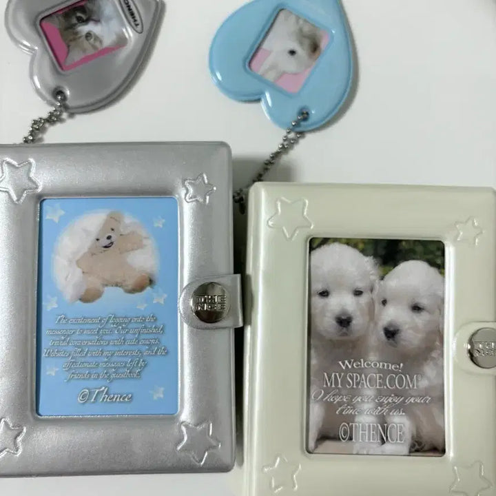[BUNJANG] Thence Collect Book + Heart Keyring / 덴스 thence 콜렉트북 콜북 실버, 크림 +하트키링