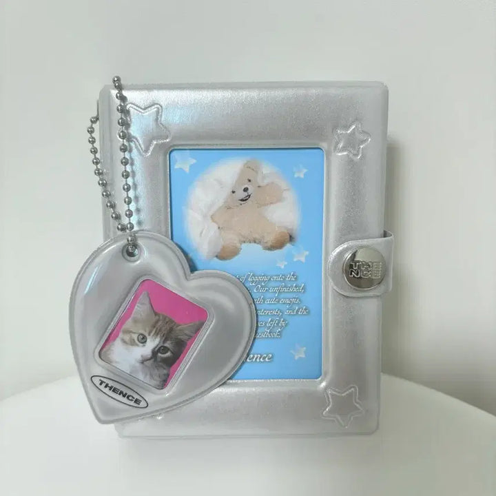 [BUNJANG] Thence Collect Book + Heart Keyring / 덴스 thence 콜렉트북 콜북 실버, 크림 +하트키링