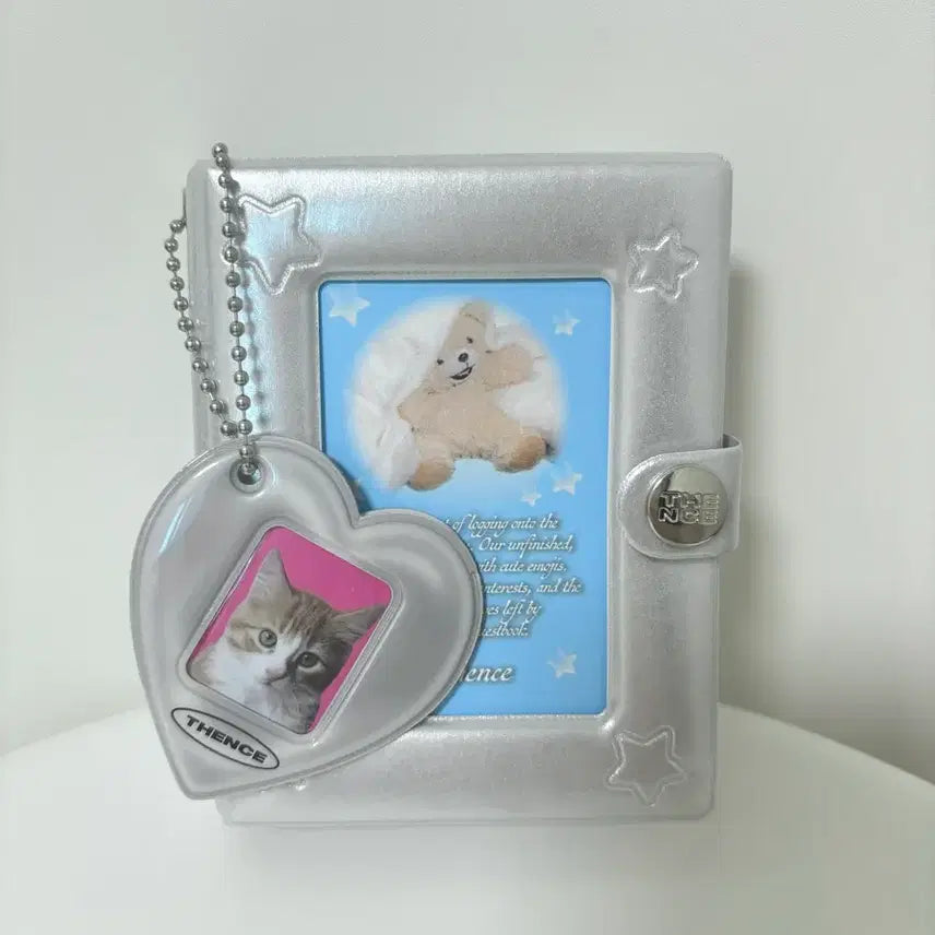 [BUNJANG] Thence Collect Book + Heart Keyring / 덴스 thence 콜렉트북 콜북 실버, 크림 +하트키링