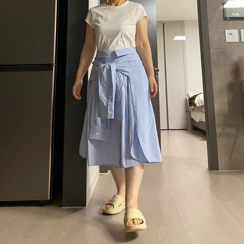 [BUNJANG] Junji Shirt Skirt Dress / (34) 준지 셔츠 스커트 원피스