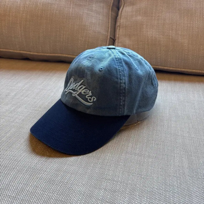 [BUNJANG] 24N Varsity Vintage Unstructured Ball Cap / 24N 바시티 빈티지 컬시브 배색 언스트럭쳐 볼캡