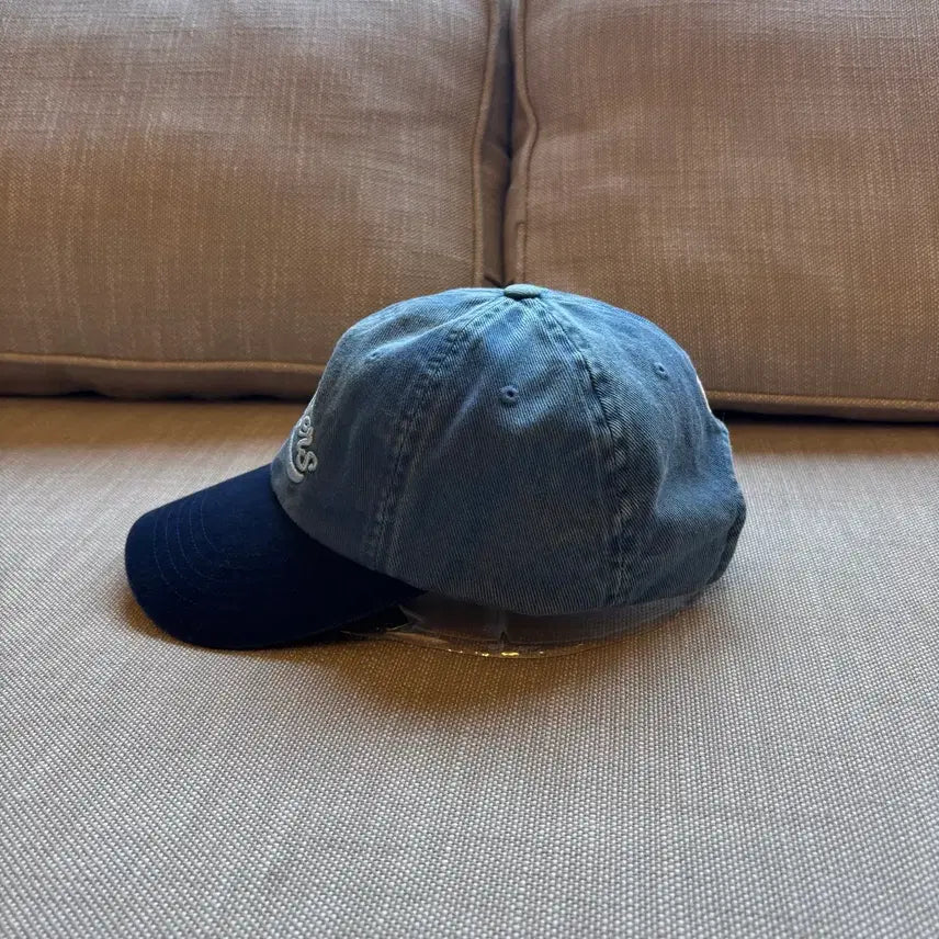 [BUNJANG] 24N Varsity Vintage Unstructured Ball Cap / 24N 바시티 빈티지 컬시브 배색 언스트럭쳐 볼캡